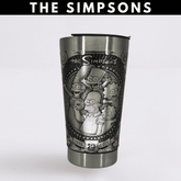 The Simpsons – Copo Térmico Preto Personalizado 360° a Laser + Brinde