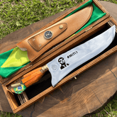 Faca Picanheira Mito 4mm | Frete Grátis + Bainha + Seu Nome Grátis