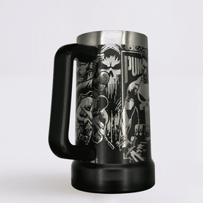 Punisher #01 –  Caneca Térmica Preta 710ML - Gravação 360° a Laser + Brinde