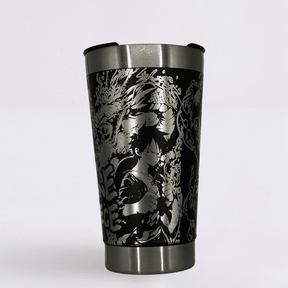 One Piece – Copo Térmico Preto Personalizado 360° a Laser + Brinde