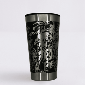 One Piece – Copo Térmico Preto Personalizado 360° a Laser + Brinde