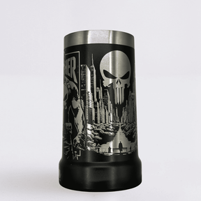 Punisher #01 –  Caneca Térmica Preta 710ML - Gravação 360° a Laser + Brinde